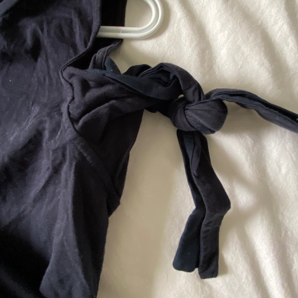 Navy blue shirt with adjustable sleeves - Picture 2 of 5